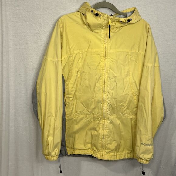 Columbia Jackets & Blazers - Columbia Windbreaker Light Jacket Women's XL Yellow Hooded